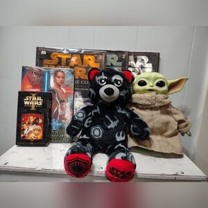 Star Wars Bundle Grogu Plush Build‎ A Bear Reversible Books Force Awakens Comic